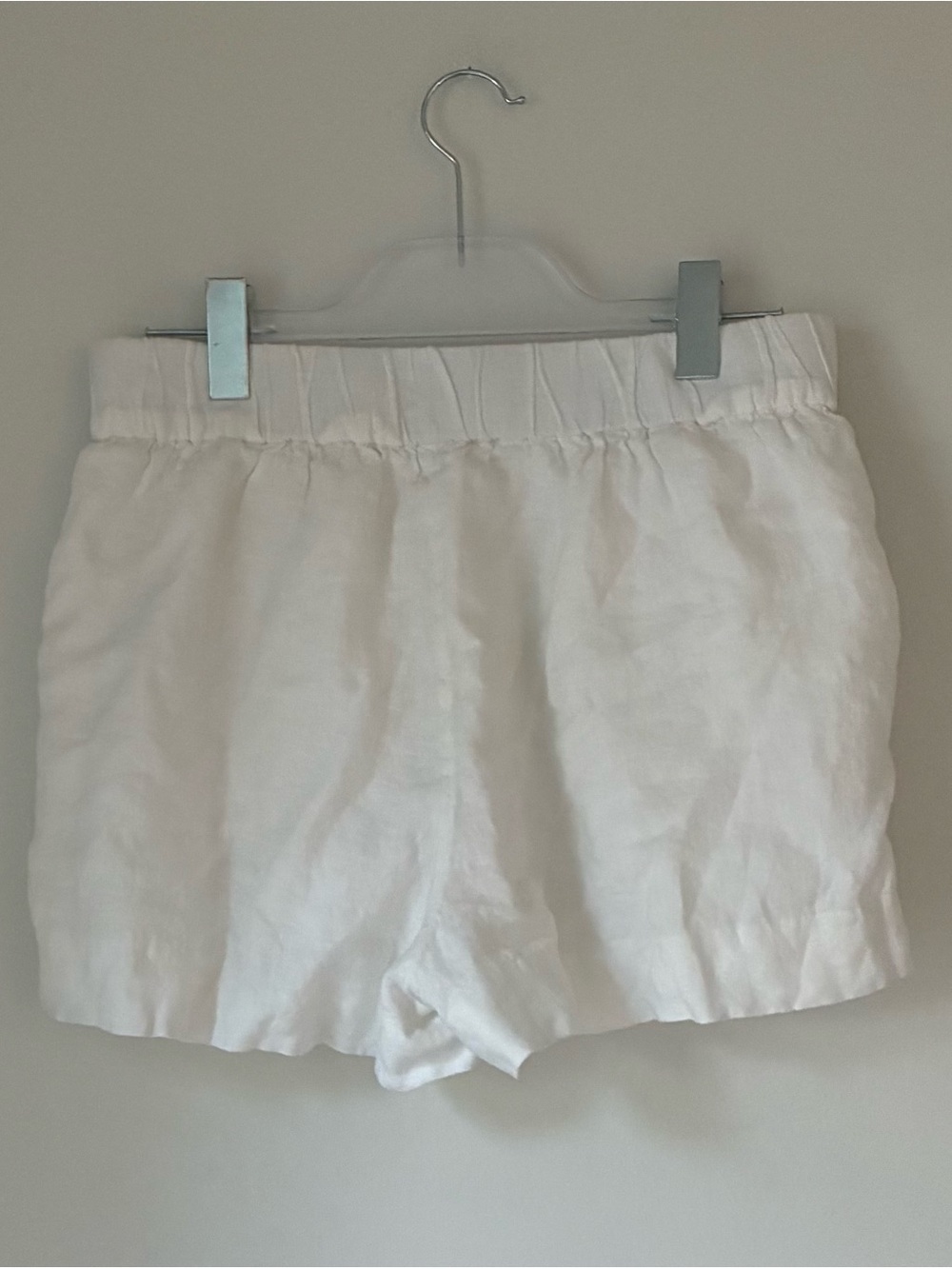 J. Crew Tropez Linen Shorts White Size S - Picture 3 of 4